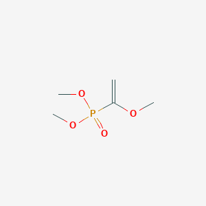 molecular formula C5H11O4P B14658690 Dimethyl (1-methoxyethenyl)phosphonate CAS No. 38432-10-9