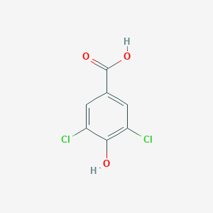 molecular formula C7H4Cl2O3 B146587 3,5-二氯-4-羟基苯甲酸 CAS No. 3336-41-2