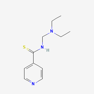 molecular formula C11H17N3S B14658701 N-[(Diethylamino)methyl]pyridine-4-carbothioamide CAS No. 51079-01-7