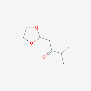 1-(1,3-Dioxolan-2-yl)-3-methyl-butan-2-one