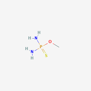 molecular formula CH7N2OPS B14658750 o-Methyl phosphorodiamidothioate CAS No. 40334-50-7