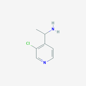 1-(3-Chloropyridin-4-yl)ethan-1-amine