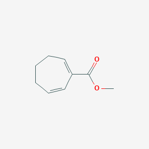 molecular formula C9H12O2 B14658823 Methyl cyclohepta-1,6-diene-1-carboxylate CAS No. 42403-33-8