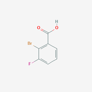 molecular formula C7H4BrFO2 B146589 2-Bromo-3-fluorobenzoic acid CAS No. 132715-69-6