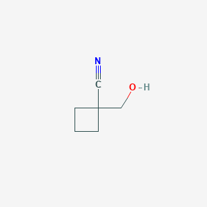 1-(hydroxymethyl)cyclobutane-1-carbonitrile