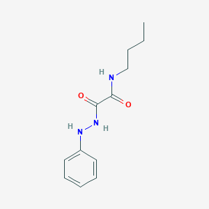 molecular formula C12H17N3O2 B14658930 N-butyl-2-oxo-2-(2-phenylhydrazinyl)acetamide CAS No. 50618-81-0