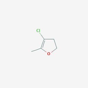 molecular formula C5H7ClO B14658983 4-Chloro-5-methyl-2,3-dihydrofuran CAS No. 50596-94-6