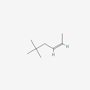 molecular formula C8H16 B14659042 2-Hexene, 5,5-dimethyl-, (Z)- CAS No. 39761-61-0