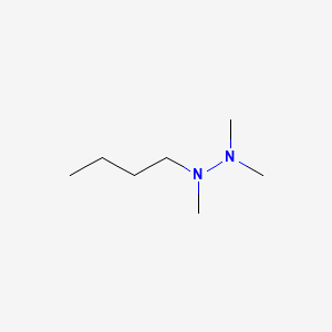 molecular formula C7H18N2 B14659076 Butyltrimethylhydrazine CAS No. 52598-10-4