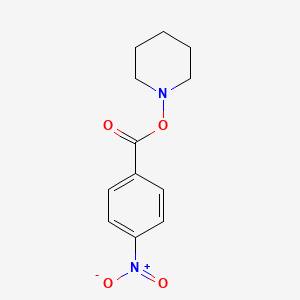 molecular formula C12H14N2O4 B14659086 piperidin-1-yl 4-nitrobenzoate CAS No. 38860-52-5