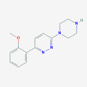 3-(2-Methoxyphenyl)-6-piperazin-1-ylpyridazine
