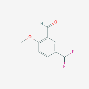 molecular formula C9H8F2O2 B1465920 5-(Difluoromethyl)-2-methoxybenzaldehyde CAS No. 927800-80-4