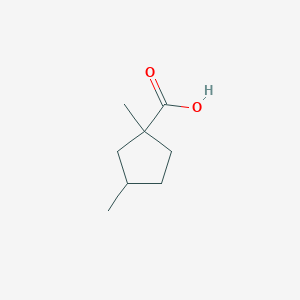 molecular formula C8H14O2 B1465925 1,3-Dimethylcyclopentane-1-carboxylic acid CAS No. 860379-06-2