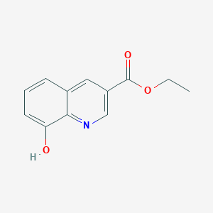 molecular formula C12H11NO3 B1465933 Ethyl 8-hydroxyquinoline-3-carboxylate CAS No. 122855-37-2