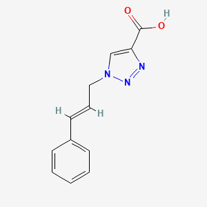 1-cinnamyl-1H-1,2,3-triazole-4-carboxylic acid