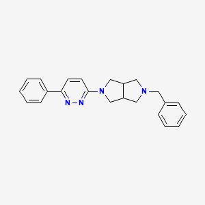 molecular formula C23H24N4 B1465935 2-Benzyl-5-(6-phenylpyridazin-3-yl)octahydropyrrolo[3,4-c]pyrrole CAS No. 851523-25-6