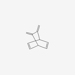 molecular formula C10H10 B14659377 Bicyclo(2.2.2)octa-2,5-diene, 7,8-bis(methylene)- CAS No. 51698-73-8