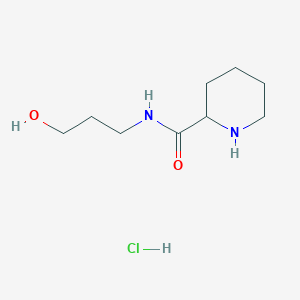N-(3-Hydroxypropyl)-2-piperidinecarboxamide hydrochloride