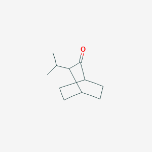 molecular formula C11H18O B14659420 3-(Propan-2-yl)bicyclo[2.2.2]octan-2-one CAS No. 51656-74-7