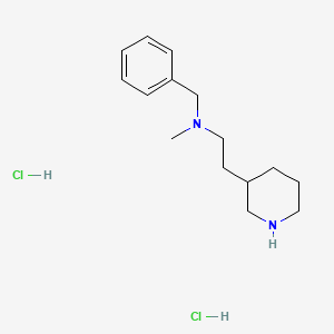 n-Benzyl-n-methyl-2-(3-piperidinyl)-1-ethanamine dihydrochloride