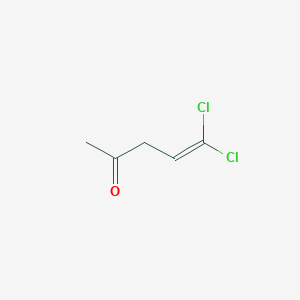 molecular formula C5H6Cl2O B14659626 5,5-Dichloropent-4-en-2-one CAS No. 40646-27-3