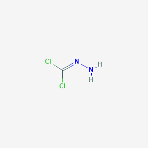 molecular formula CH2Cl2N2 B14659629 Carbonohydrazonic dichloride CAS No. 41916-76-1