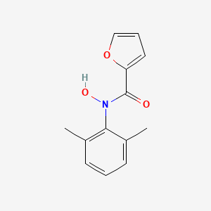 molecular formula C13H13NO3 B14659634 N-(2,6-Dimethylphenyl)-N-hydroxyfuran-2-carboxamide CAS No. 51639-73-7