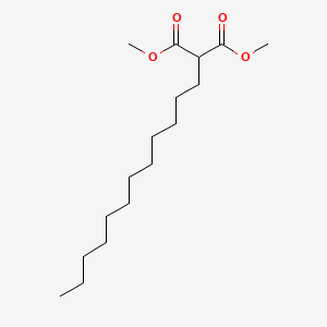 molecular formula C17H32O4 B14659646 Dimethyl dodecylpropanedioate CAS No. 36986-30-8