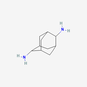 molecular formula C10H18N2 B14659667 Adamantane-2,6-diamine 