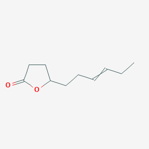 molecular formula C10H16O2 B146597 (Z)-5-(3-Hexenyl)dihydrofuran-2(3H)-one CAS No. 63095-33-0