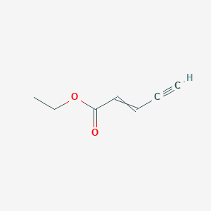 molecular formula C7H8O2 B14659700 Ethyl pent-2-en-4-ynoate CAS No. 51513-26-9