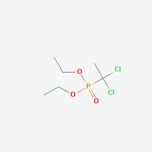 molecular formula C6H13Cl2O3P B14659704 Diethyl (1,1-dichloroethyl)phosphonate CAS No. 51346-81-7