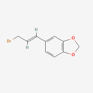 molecular formula C10H9BrO2 B14659714 3'-Bromoisosafrole CAS No. 42461-89-2
