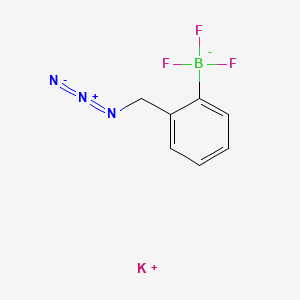 molecular formula C7H6BF3KN3 B1465972 Potassium 2-(azidomethyl)phenyltrifluoroborate CAS No. 898544-48-4