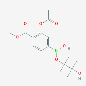 Methyl 2-acetoxy-4-(4,4,5,5-tetramethyl-1,3,2-dioxaborolan-2-yl)benzoate