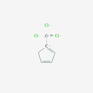 molecular formula C5H5Cl3Zr B1465976 Cyclopentadienylzirconium(IV) trichloride CAS No. 34767-44-7