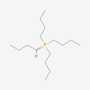molecular formula C16H35P B14659761 Tributyl(butylidene)-lambda~5~-phosphane CAS No. 43216-19-9