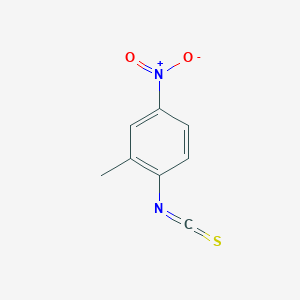 molecular formula C8H6N2O2S B146598 2-甲基-4-硝基苯基异硫氰酸酯 CAS No. 135805-96-8