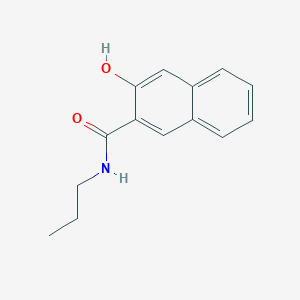 molecular formula C14H15NO2 B14659858 3-hydroxy-N-propylnaphthalene-2-carboxamide CAS No. 42530-71-2