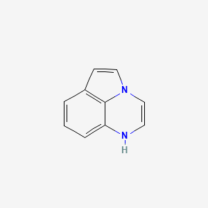 molecular formula C10H8N2 B14659897 1H-Pyrrolo[1,2,3-DE]quinoxaline CAS No. 42374-99-2