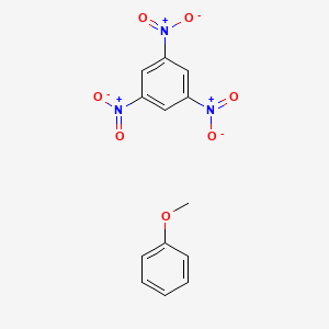 molecular formula C13H11N3O7 B14659917 Anisole;1,3,5-trinitrobenzene CAS No. 37438-87-2