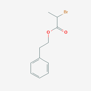 molecular formula C11H13BrO2 B14659960 Phenethyl 2-bromopropanoate CAS No. 43216-34-8