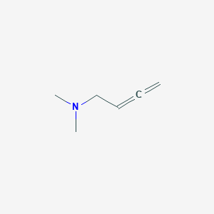 molecular formula C6H11N B14659987 N,N-dimethylbuta-2,3-dien-1-amine CAS No. 42574-40-3