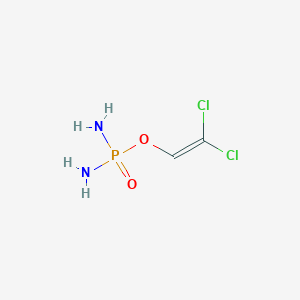 molecular formula C2H5Cl2N2O2P B14660021 2,2-Dichloroethenyl phosphorodiamidate CAS No. 40862-15-5