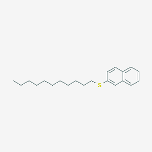 molecular formula C21H30S B14660083 2-(Undecylsulfanyl)naphthalene CAS No. 47231-80-1