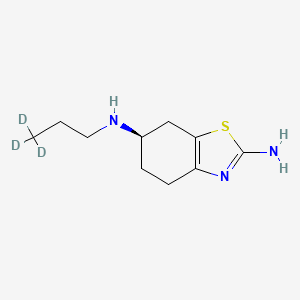 molecular formula C10H17N3S B1466009 (R)-Pramipexole-d3 Dihydrochloride CAS No. 1432230-09-5