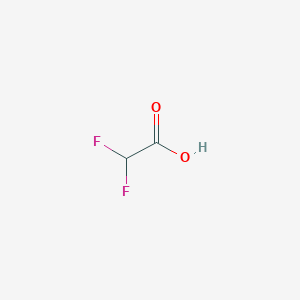 molecular formula C2H2F2O2 B146601 Difluoroacetic acid CAS No. 381-73-7