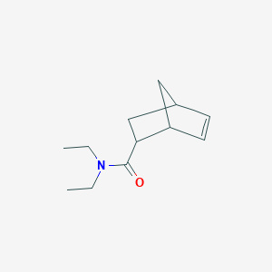 molecular formula C12H19NO B14660176 N,N-Diethylbicyclo[2.2.1]hept-5-ene-2-carboxamide CAS No. 39198-52-2