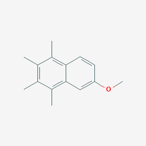 molecular formula C15H18O B14660215 6-Methoxy-1,2,3,4-tetramethylnaphthalene CAS No. 38454-57-8