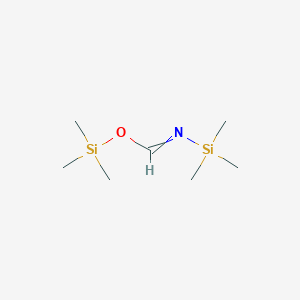 molecular formula C7H19NOSi2 B14660312 Trimethylsilyl (trimethylsilyl)methanimidate CAS No. 38109-69-2